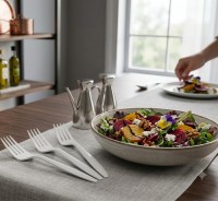 White Plastic Fork