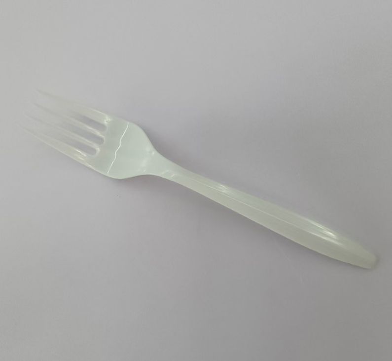 White Plastic Fork