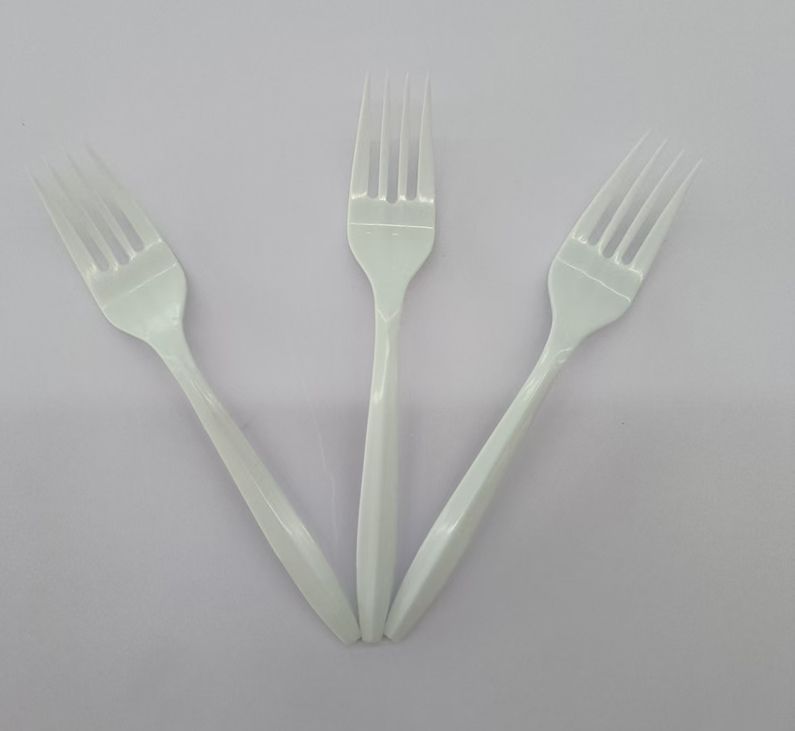 White Plastic Fork