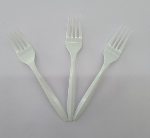White Plastic Fork