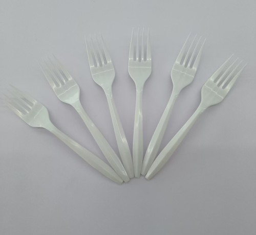 White Plastic Fork