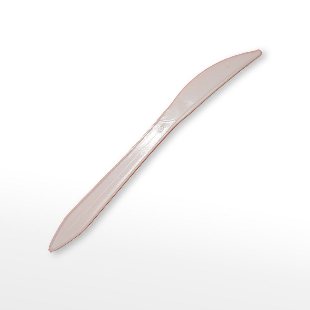 Disposable White Plastic Knife PP Food Grade Knife