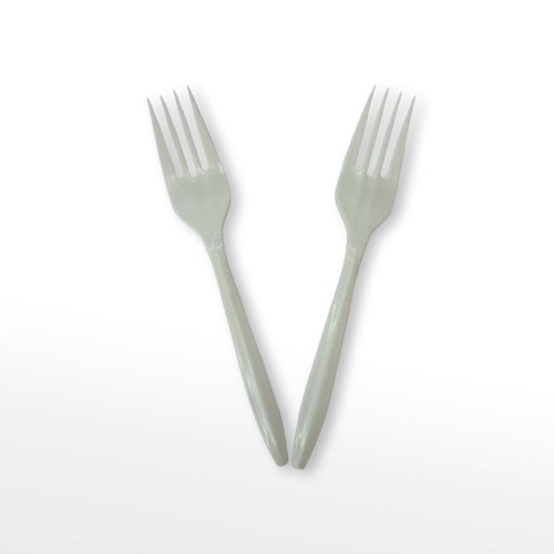 Disposable White Plastic Fork – PP Food Grade Fork