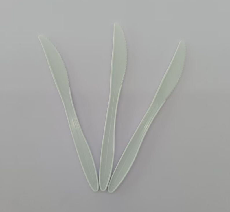 White Plastic Knife