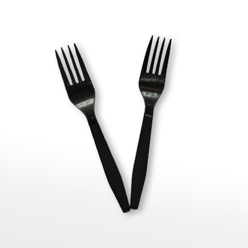 Disposable Black Plastic Fork PP Premium