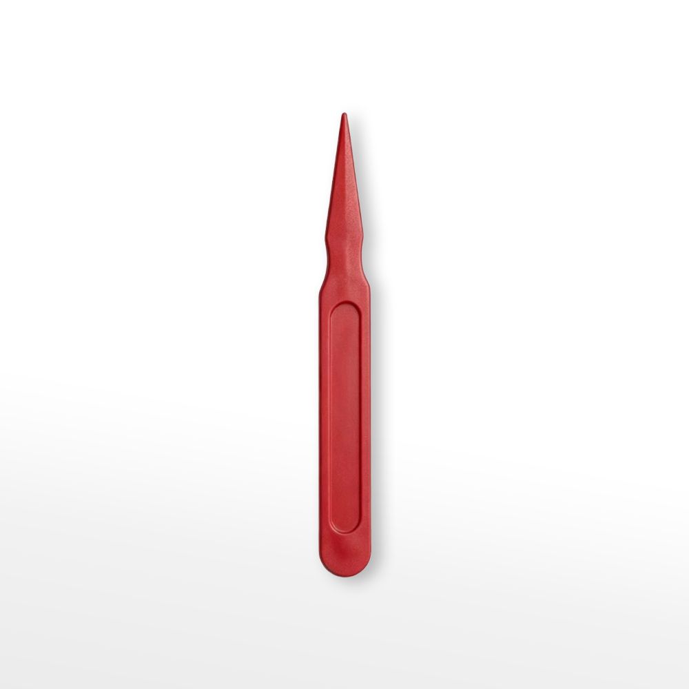 Disposable Red Plastic Food Pick for Fruits, Snacks & Cocktail Decoration