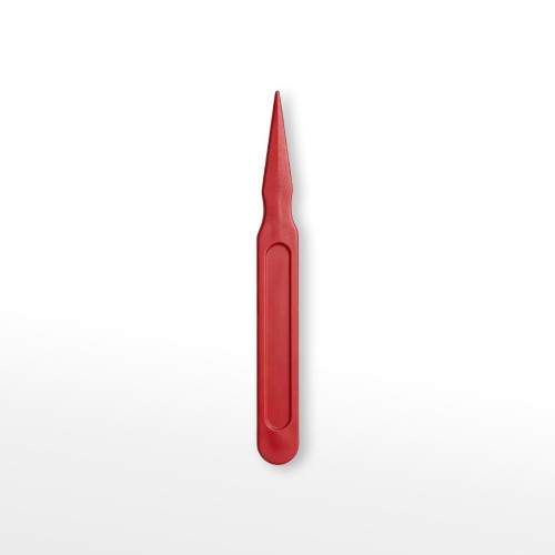 Disposable Red Plastic Food Pick for Fruits, Snacks & Cocktail Decoration