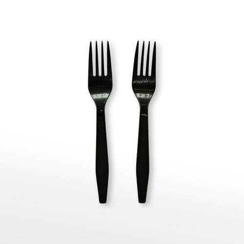 Disposable Black Plastic Fork PP