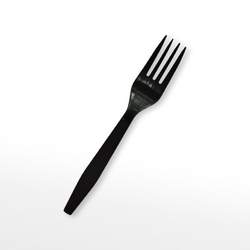 Disposable Black Plastic Fork PP